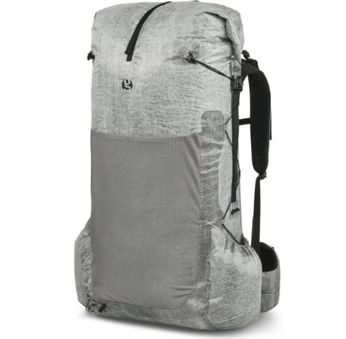 Gossamer Gear Mirage 40 ultralight backpack on a trail.