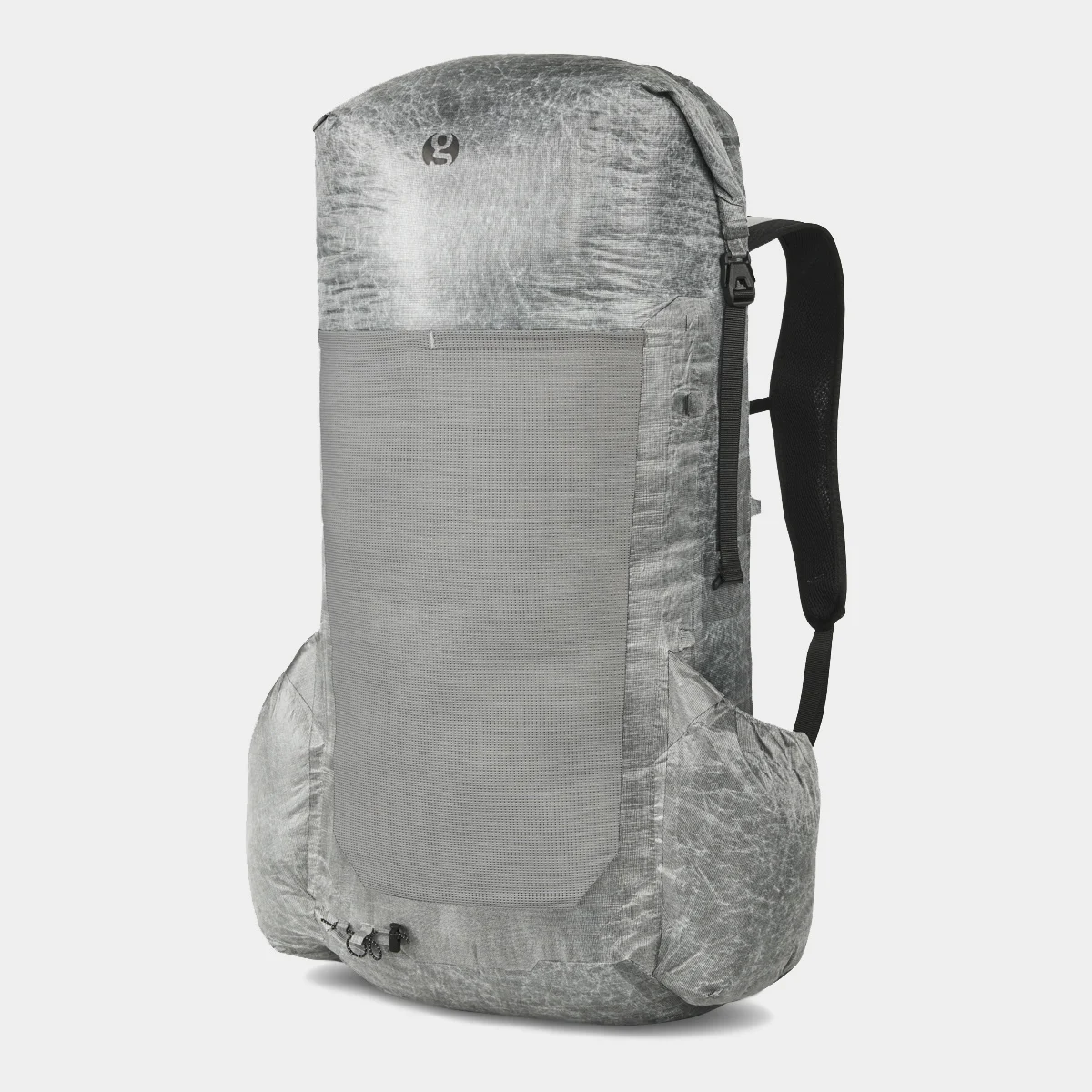 The new Gossamer Gear Alchemy Murmur 36 backpack made with Aluula Graflyte fabric.