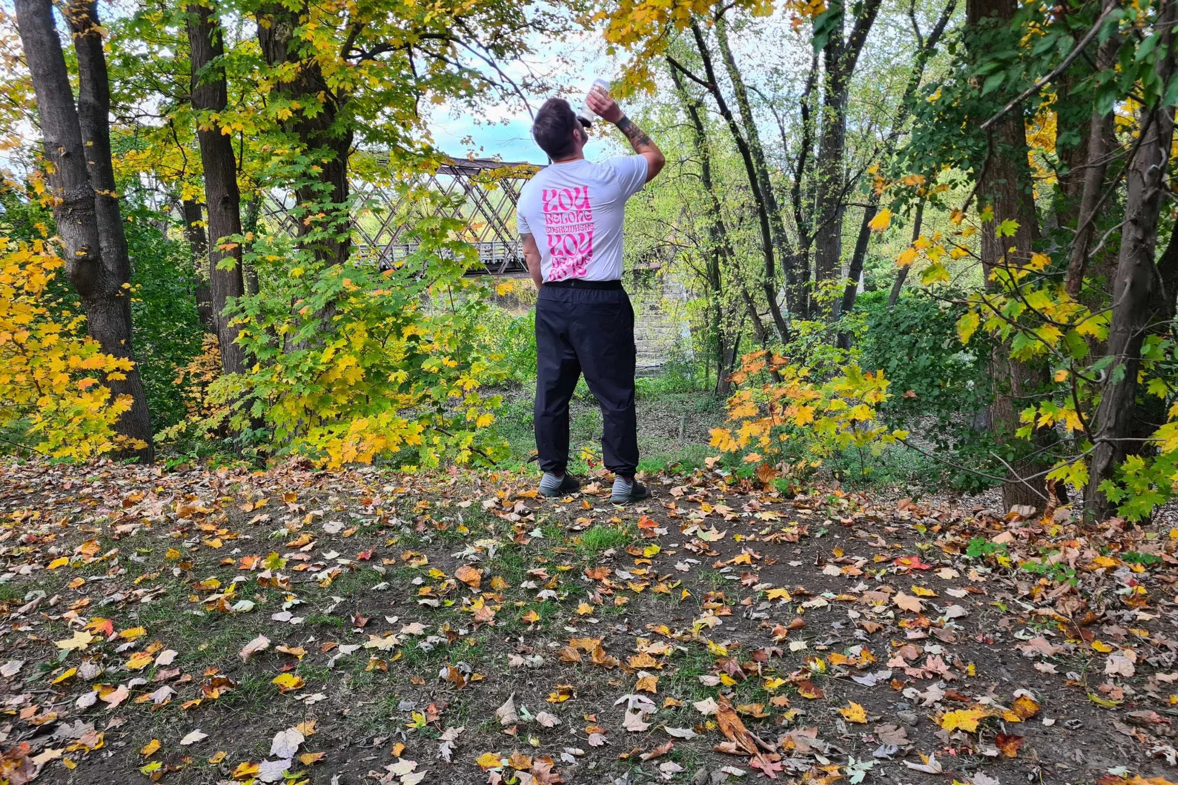 Close-up view of the breathable nylon fabric on the Zpacks Ultralight joggers.