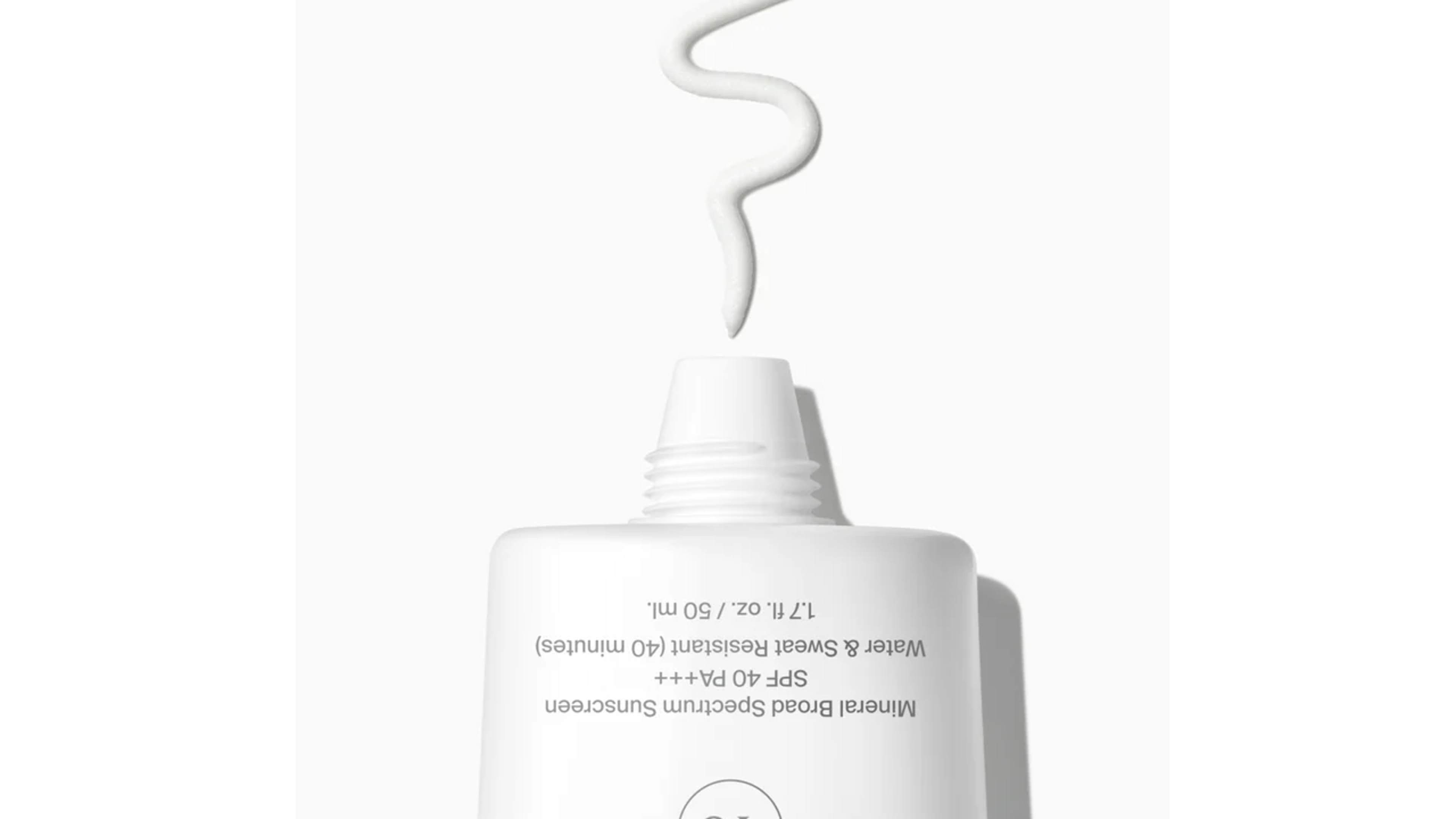 A tube of Supergoop! Mineral Unseen Sunscreen SPF 40.