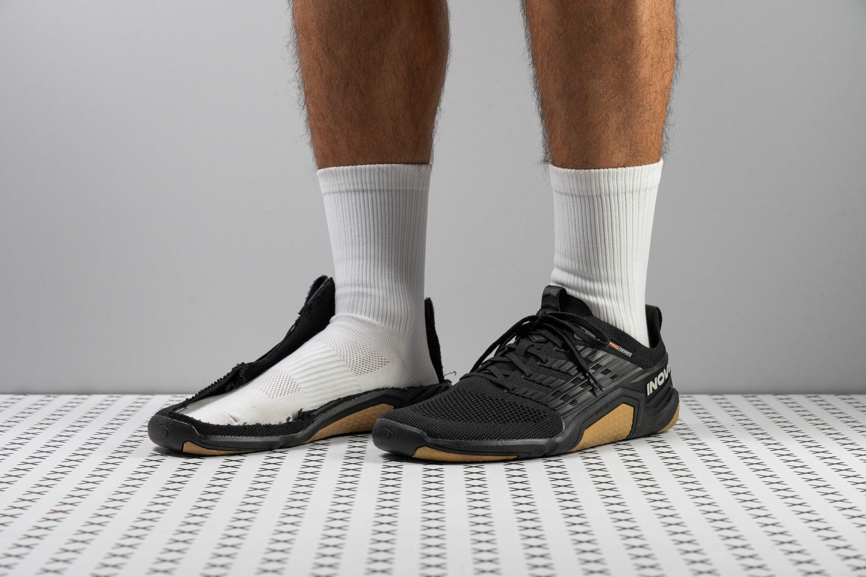 Inov8 Bare-XF Pro minimalist shoe designed for high-intensity gym training.