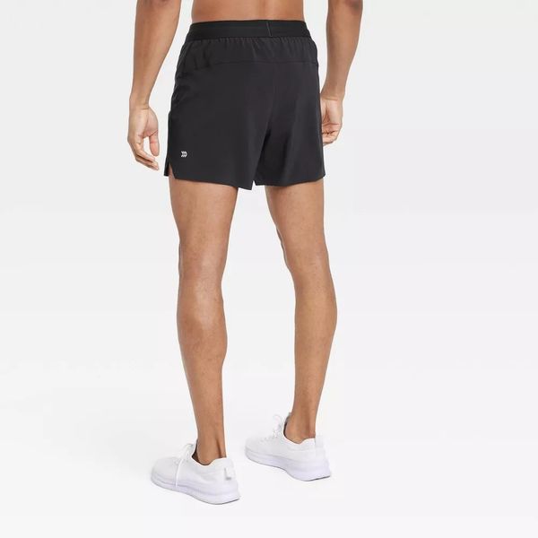 Target Men's All in Motion navy blue lined gym shorts
